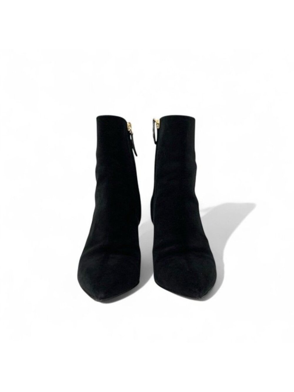 Louis Vuitton Ultimate Line Boots Short Shoes Suede Black Gold Ankle - Picture 2 of 10